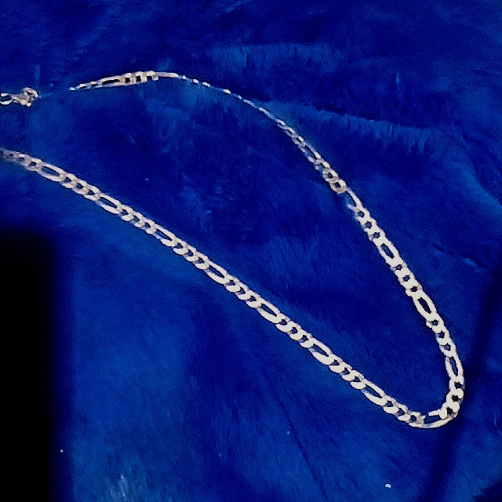 Silver chain solid silver 925 stamped Italia silver large length
